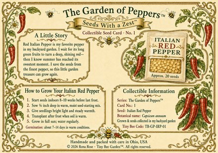 Italian Red Pepper — back