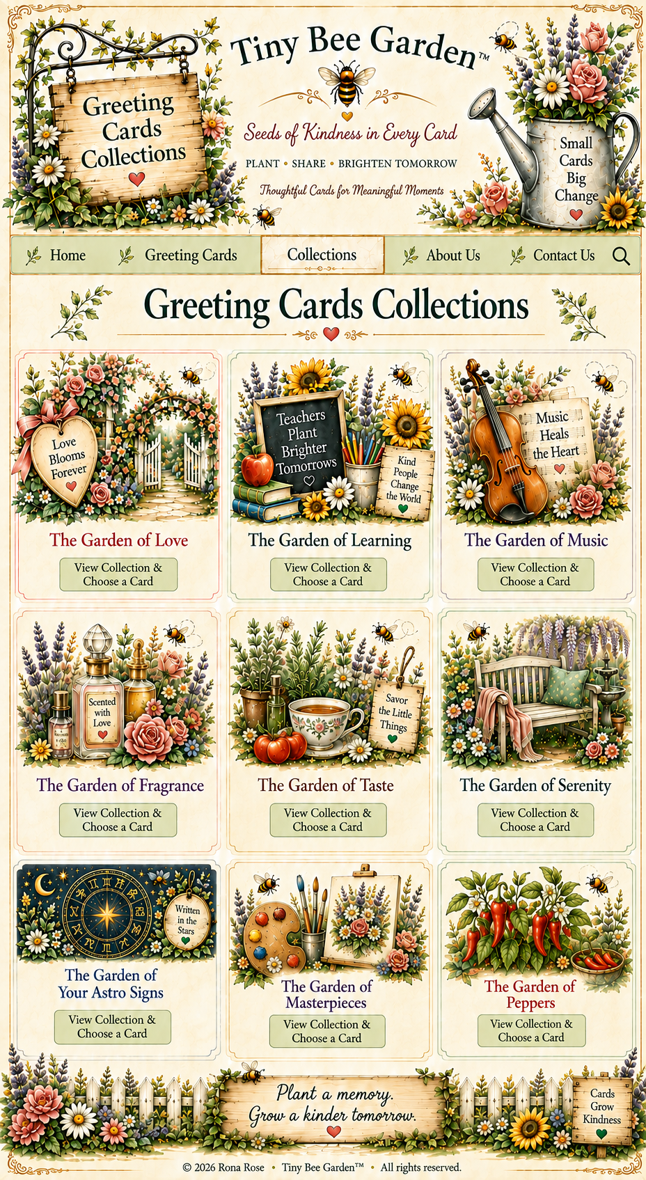 The Garden of Peppers collection illustration