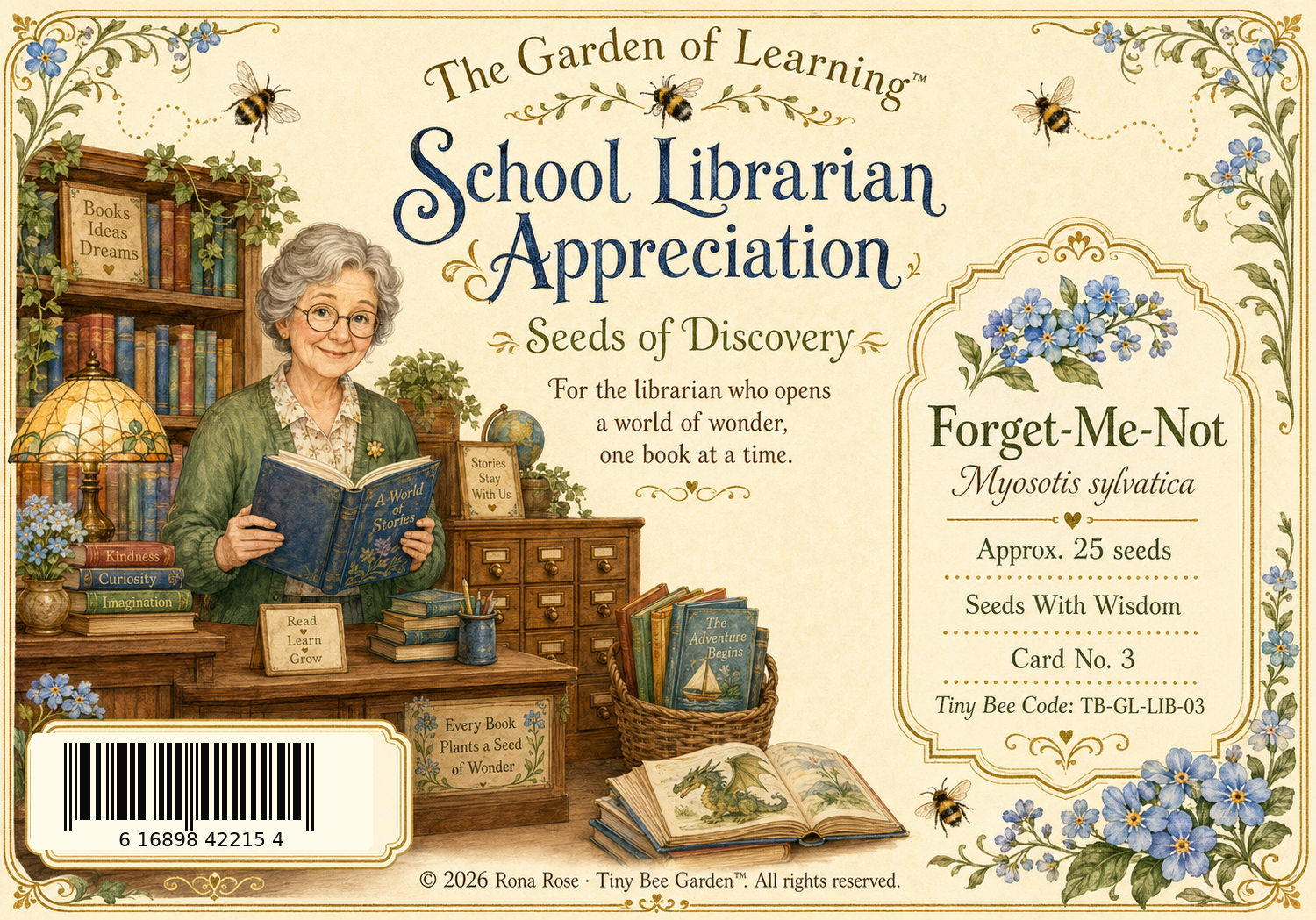Front — Librarian Appreciation Card
