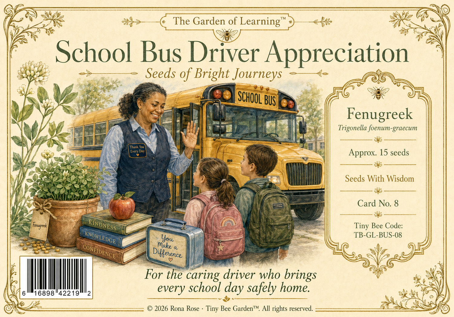 Front — School Bus Driver Appreciation